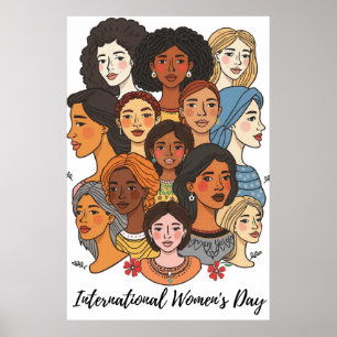 Internationell Kvinnodag poster