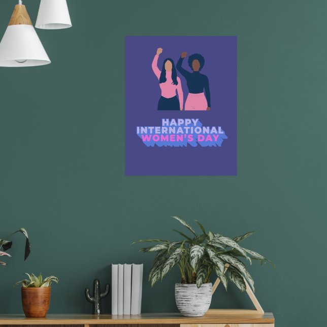 internationell kvinnodag poster (Vardagsrum 1)