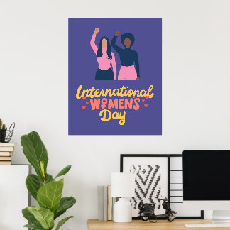internationell kvinnodag poster