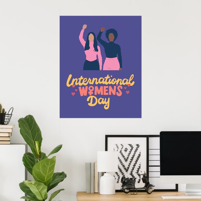internationell kvinnodag poster (Hemmakontoret)