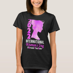 Internationell Kvinnodagen 2022 bröt bias 8 Morsa T Shirt
