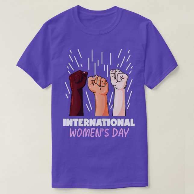 Internationell Kvinnodagen 2022 Gender Jämställdhe T Shirt (Design framsida)