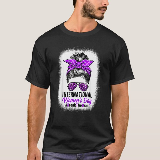 Internationell Kvinnodagen 2022 Lycklig T Shirt (Framsida)