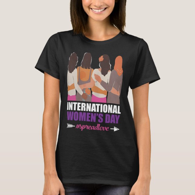Internationell Kvinnodagen 2023 Embrace Equity 8 3 T Shirt (Framsida)
