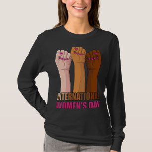 Internationell Kvinnodagen 2023 Gender Jämställdhe T Shirt
