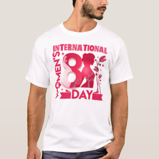 Internationell Kvinnodagen 2023 Kvinnodagen den 8  T Shirt