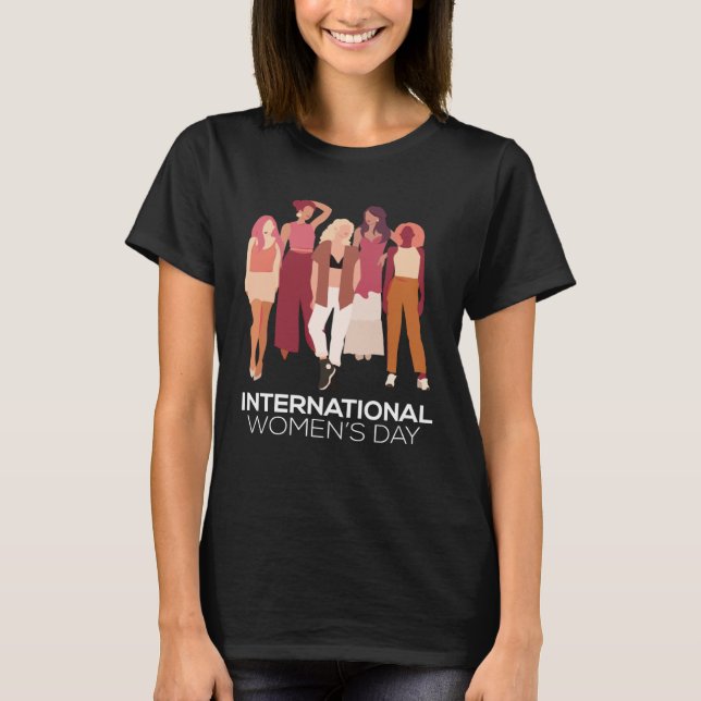 Internationell Kvinnodagen 2023 Kvinnodagen T Shirt (Framsida)