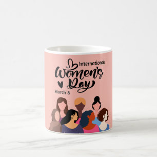 Internationell kvinnodagen 2025 kaffemugg