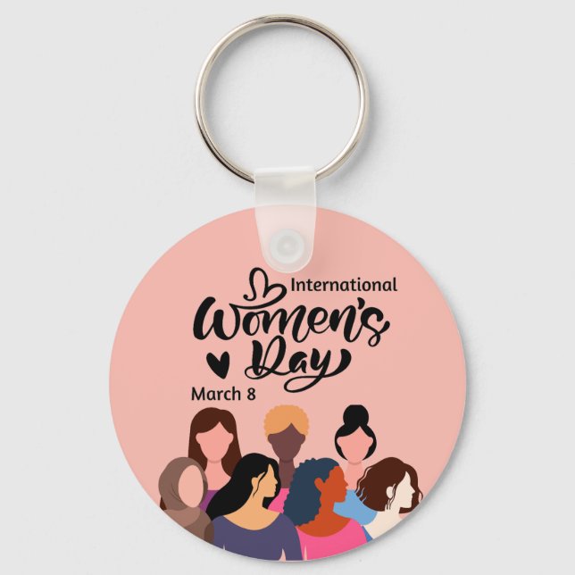 Internationell kvinnodagen 2025 nyckelring (Framsida)