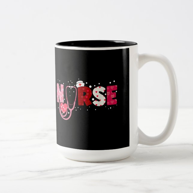 Internationell Kvinnodagen 2025 Påskyndad insats F Två-Tonad Mugg (Höger)