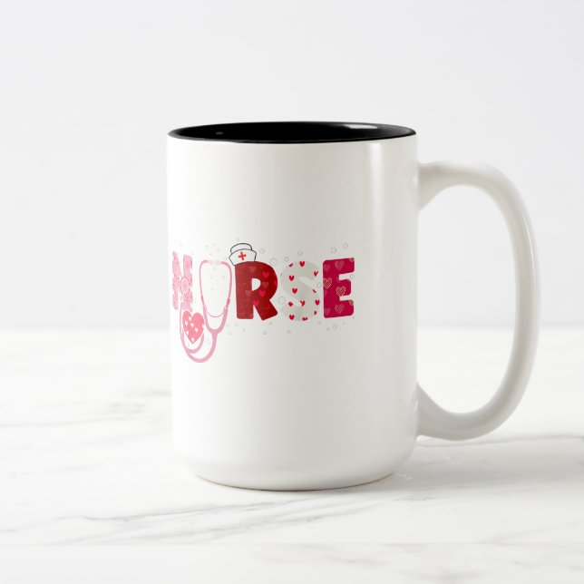 Internationell Kvinnodagen 2025 Påskyndad insats F Två-Tonad Mugg (Höger)