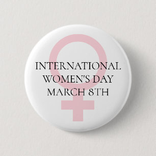Internationell Kvinnodagen - 8 mars Knapp