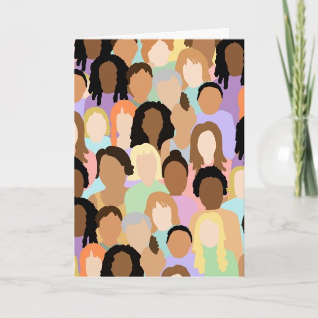 Internationell Kvinnodagen - 8 mars Kort (Framsida)