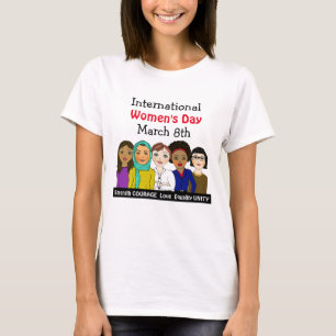 Internationell Kvinnodagen 8 mars T Shirt