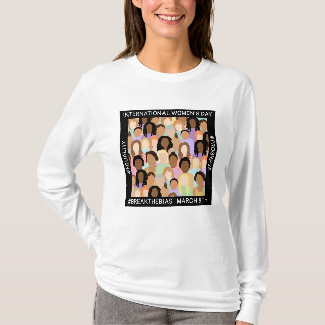 Internationell Kvinnodagen - 8 mars T Shirt (Framsida)