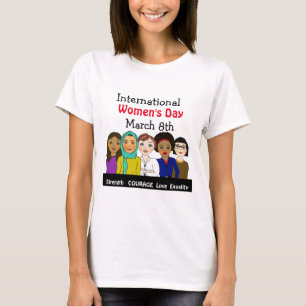 Internationell Kvinnodagen 8 mars T Shirt