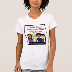 Internationell Kvinnodagen 8 mars T Shirt