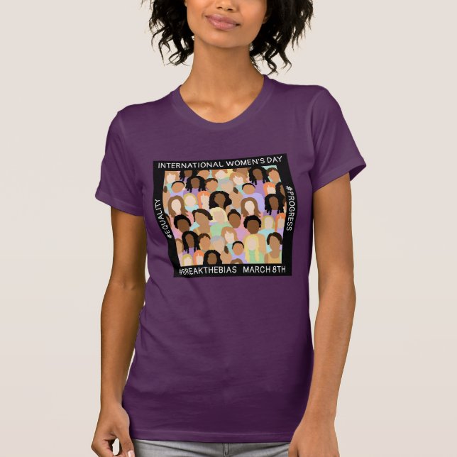 Internationell Kvinnodagen - 8 mars T Shirt (Framsida)