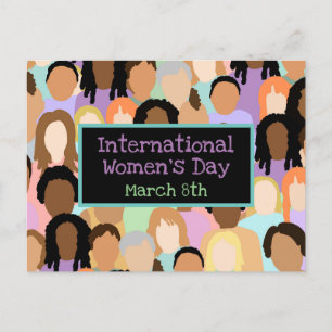 Internationell Kvinnodagen - 8 mars Vykort