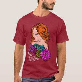 Internationell Kvinnodagen Auburn Hair Dam Unisex T Shirt