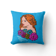 Internationell Kvinnodagen Auburn Hair Söt Dam