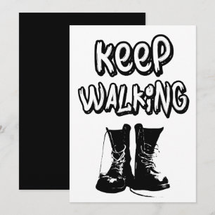 Internationell-kvinnodagen - Behålla Walking Julkort