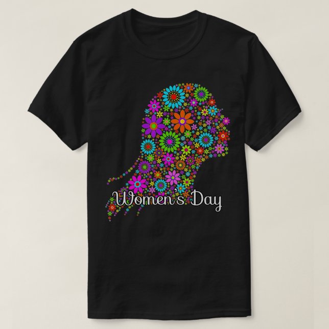 Internationell Kvinnodagen den 8 mars 2022 (1) T Shirt (Design framsida)