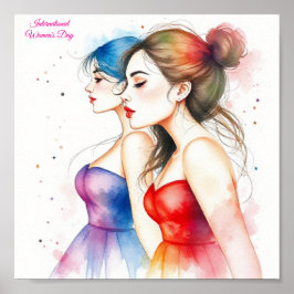 Internationell Kvinnodagen den 8 mars Poster