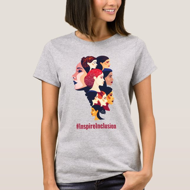 Internationell kvinnodagen | IWD mars 8 T Shirt (Framsida)