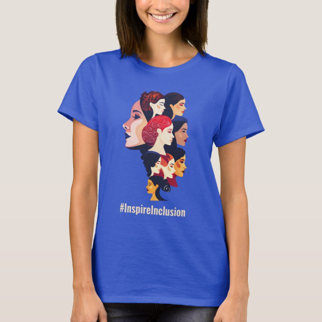 Internationell kvinnodagen | IWD mars 8 T Shirt (Framsida)