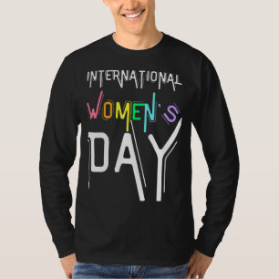 Internationell Kvinnodagen mars Kvinnohistorikmåna T Shirt