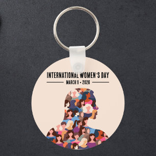 Internationell kvinnodagen nyckelring