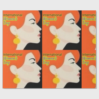 Internationell kvinnodagen . presentpapper