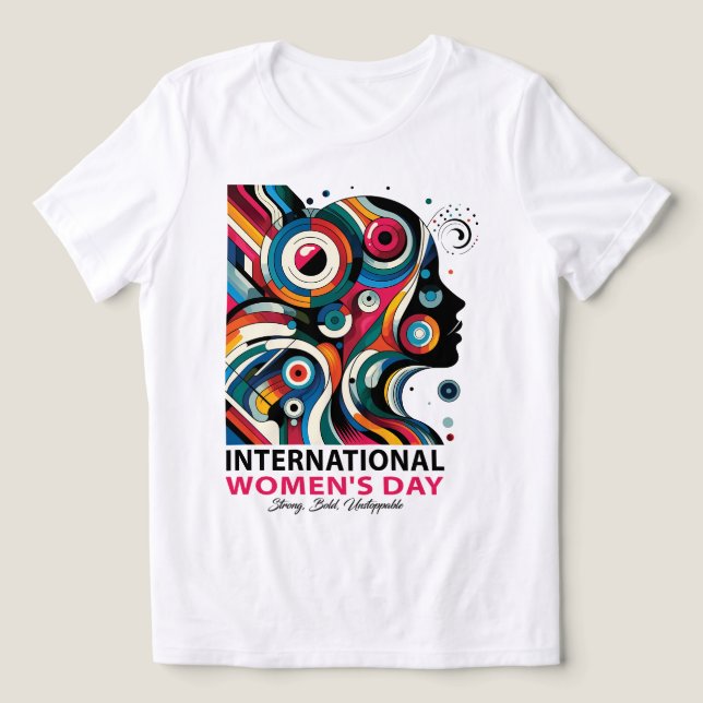 Internationell kvinnodagen t shirt (Design Framsida)