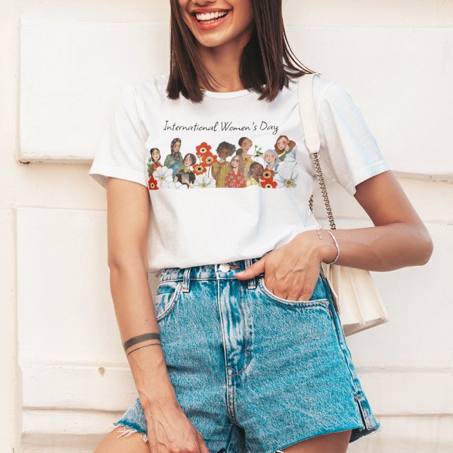 Internationell-kvinnodagspresent T-Shirt (Skapare uppladdad)