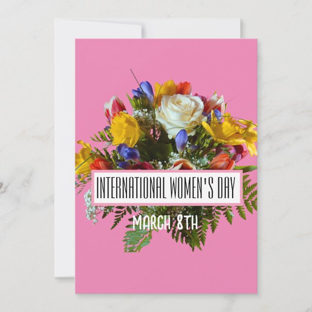 INTERNATIONELL KVINNORS DAG DEN 8 MARS INBJUDNINGAR (Framsida)