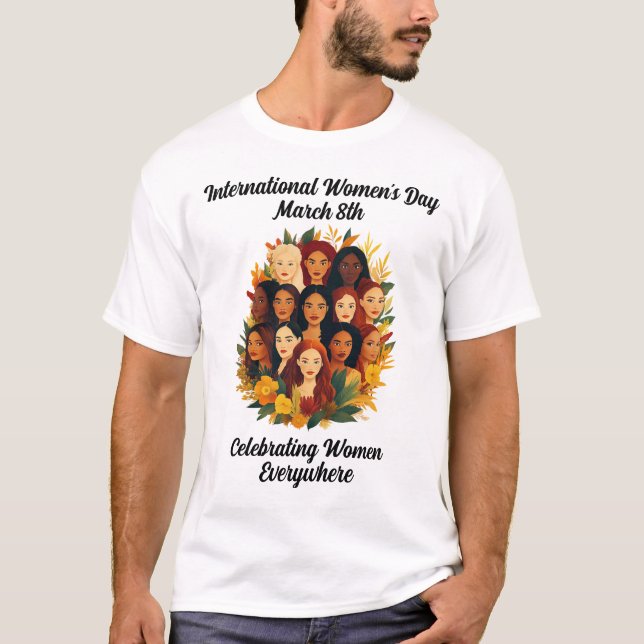 Internationell - Kvinnors dag - Kvinnors heder T Shirt (Framsida)
