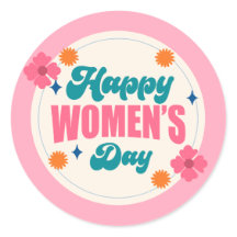 Internationell kvinnors dag trendig flicksöt