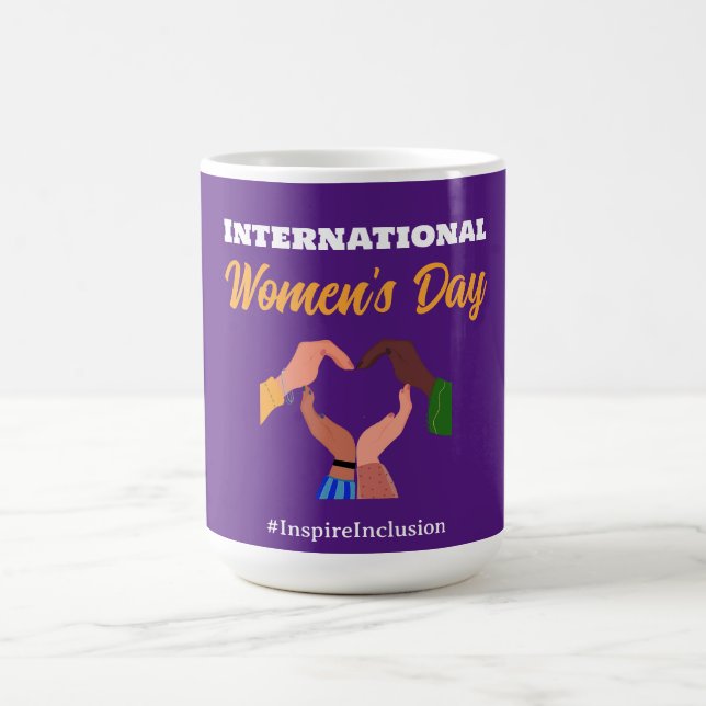 Internationell Kvinnors kvinnodag 2025 feminist Kaffemugg (Center)