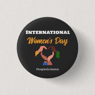 Internationell Kvinnors kvinnodag 2025 feminist Knapp