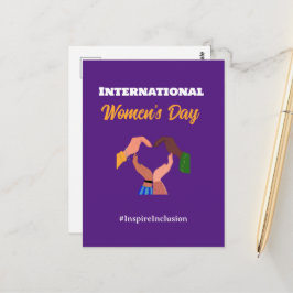 Internationell Kvinnors kvinnodag 2025 feminist Vykort