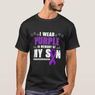Internationell Lila Bära för ökad medvetenhet om ö T Shirt