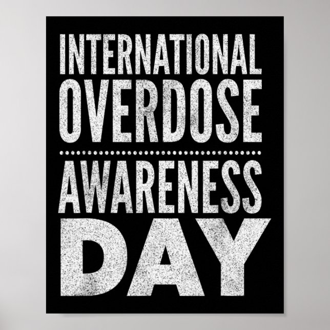 Internationell Lila för överdosering Poster (Framsidan)