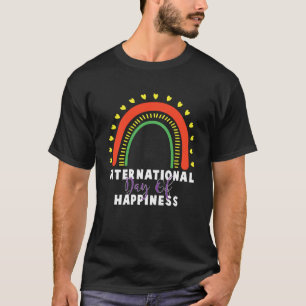 Internationell-lyckans dag 20 mars Pullover H T Shirt