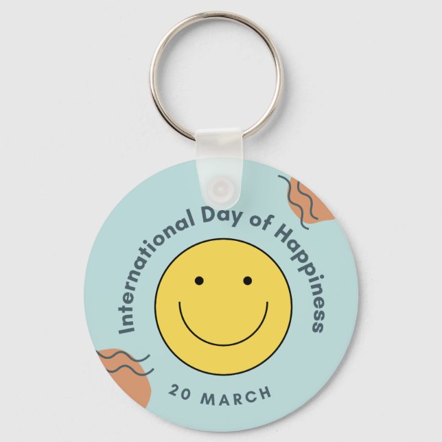 Internationell-lyckans dag nyckelring (Framsida)