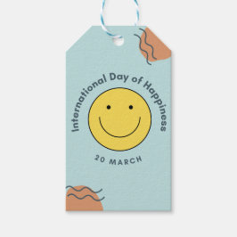 Internationell-lyckans dag presentetikett