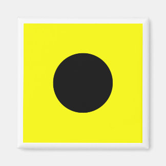 Internationell marin signalflagga INDIA Magnet