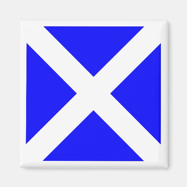 Internationell marin signalflagga MIKE Magnet (Framsidan)