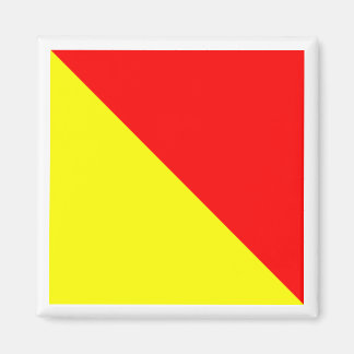 Internationell marin signalflagga OSCAR Magnet