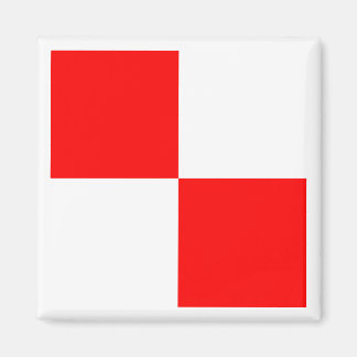 Internationell marin signalflagga UNIFORM Magnet